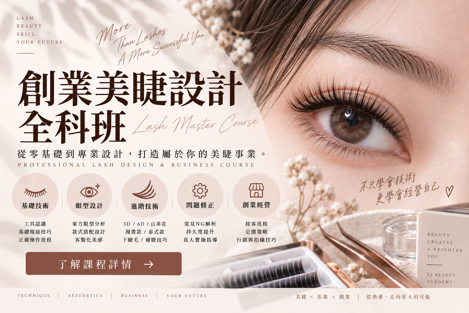 創業美睫設計全科班